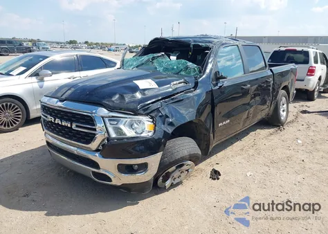 2023 Ram 1500 Big Horn 4X2 5'7 Box from USA, damaged, VIN 1C6RREFT3PN543682